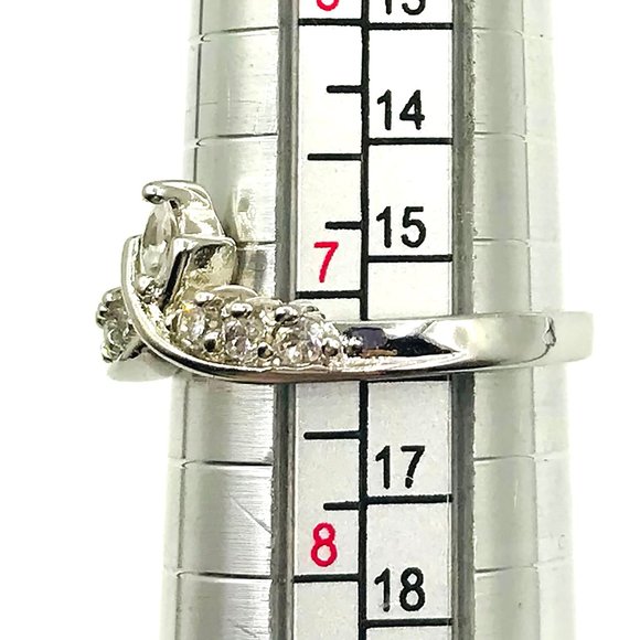 Super-Sparkly Tiara Crown Ring by NV, Size 7 - Picture 6 of 6